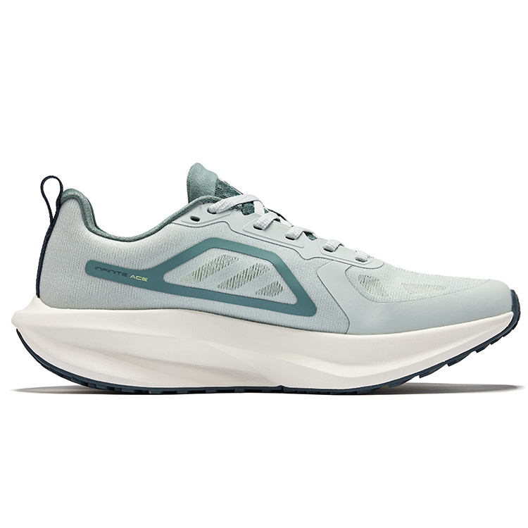 Erke Cushioning Rebound Low top City Commuting Running Shoes Men’s Light Gray Green Sage Leaf