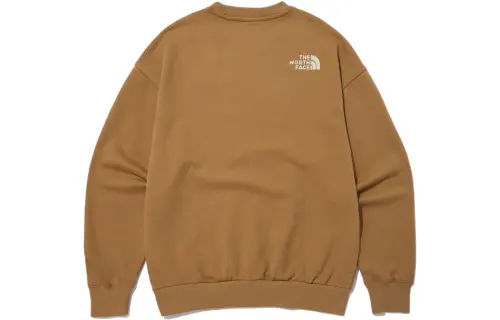 THE NORTH FACE Sweatshirts Men's Brown Crew Neck Moderate Other