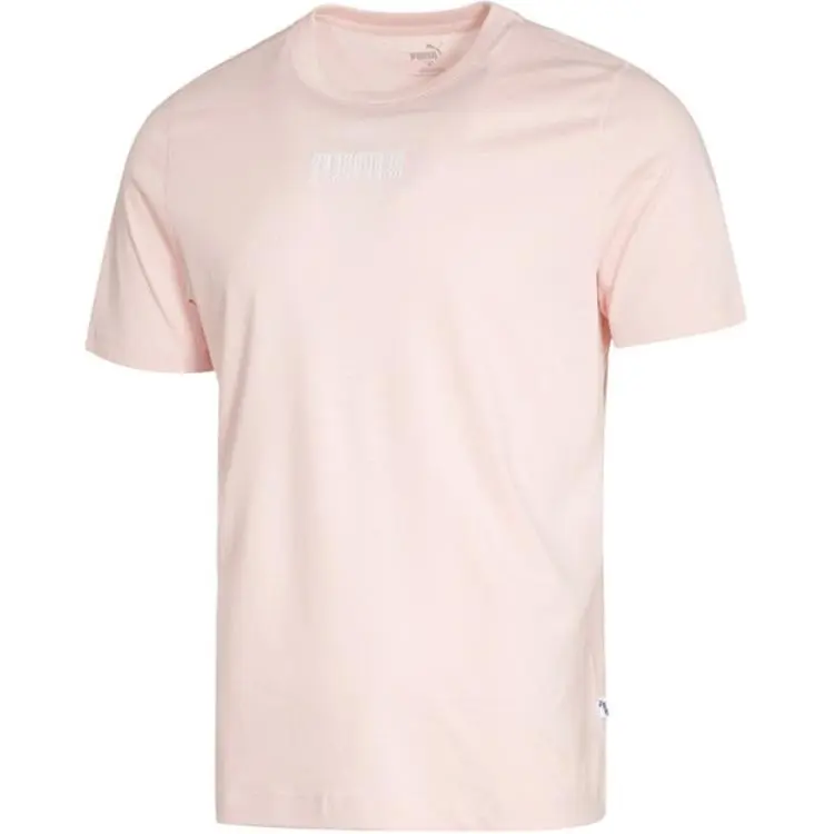 PUMA T-Shirts Unisex Lotus Powder Crew Neck Moderate Straight Fit