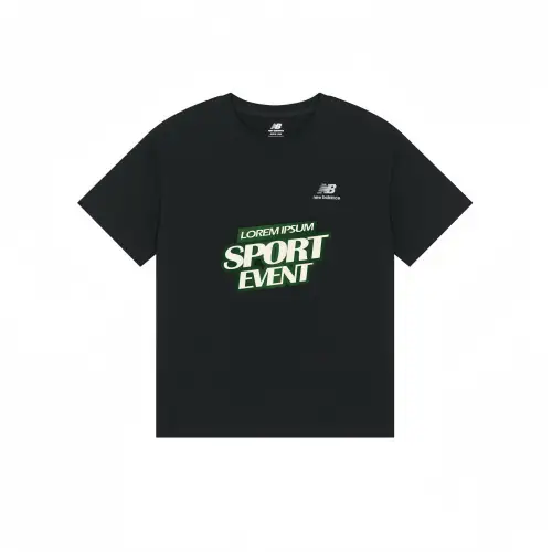 New Balance T Shirt Unisex Black