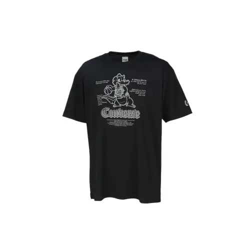 Converse T Shirt Unisex Black/Carbon Gray