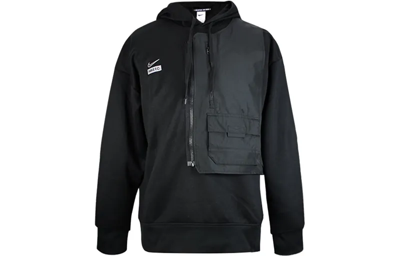 Nike Sweatshirts Men's Black Hooded Moderate Regular