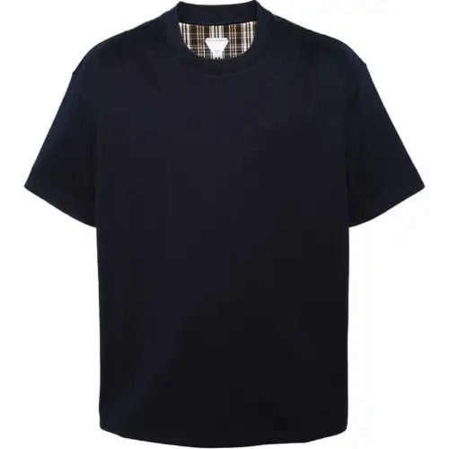 Bottega Veneta Double Layered Checked T Shirt
