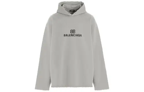 Balenciaga Distressed Bb Pixel Hoodie