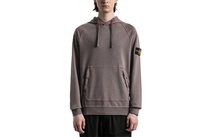 STONE ISLAND Sweatshirts Men's Gray Hooded Moderate Regular