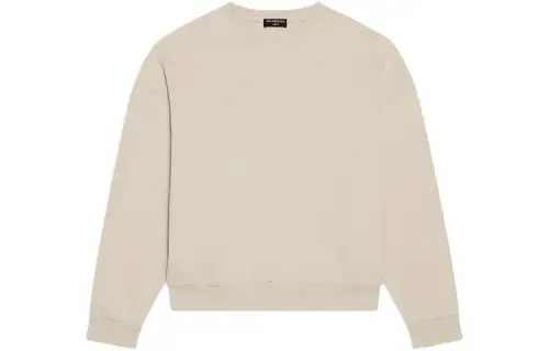 Balenciaga Sweatshirts Men's Beige Crew Neck Moderate Regular