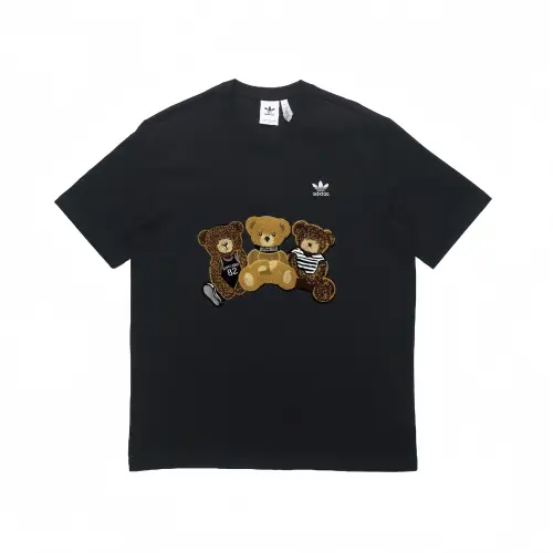 Adidas Originals Trefoil T Shirt Unisex Black