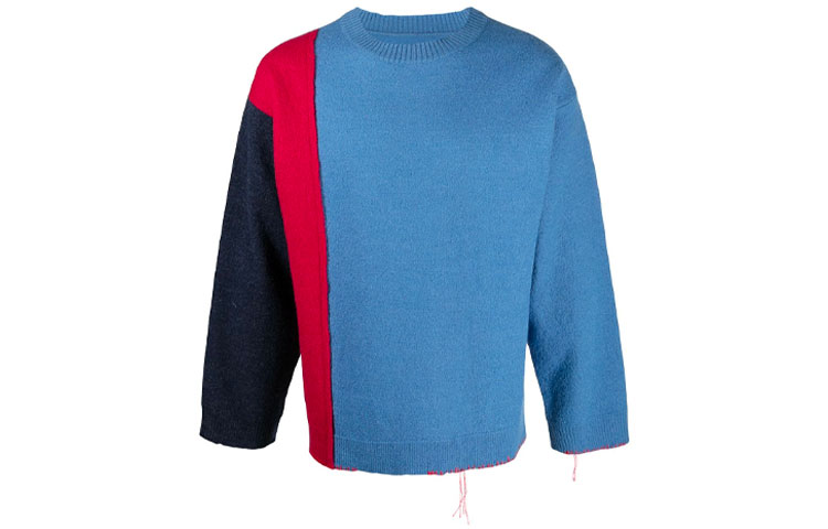 Maison Margiela Sweatshirts Unisex Blue Crew Neck Moderate Regular