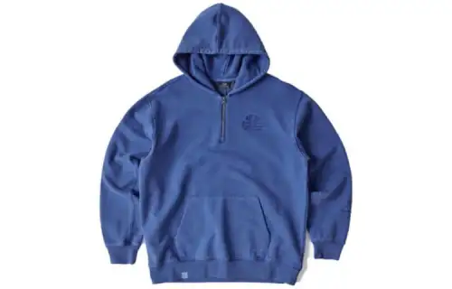 New Balance Sweatshirts Men's Blue Hooded Thickened Regular
