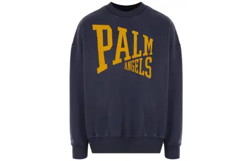 PALM ANGELS College Crew Fleece