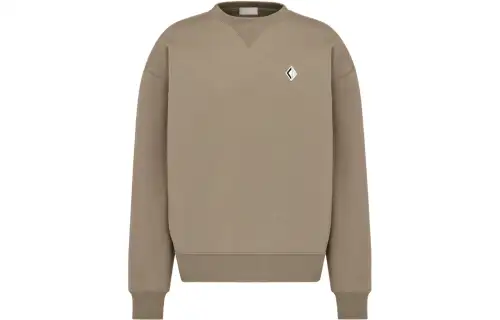 DIOR Sweatshirts Men's Camel Crew Neck Moderate Other