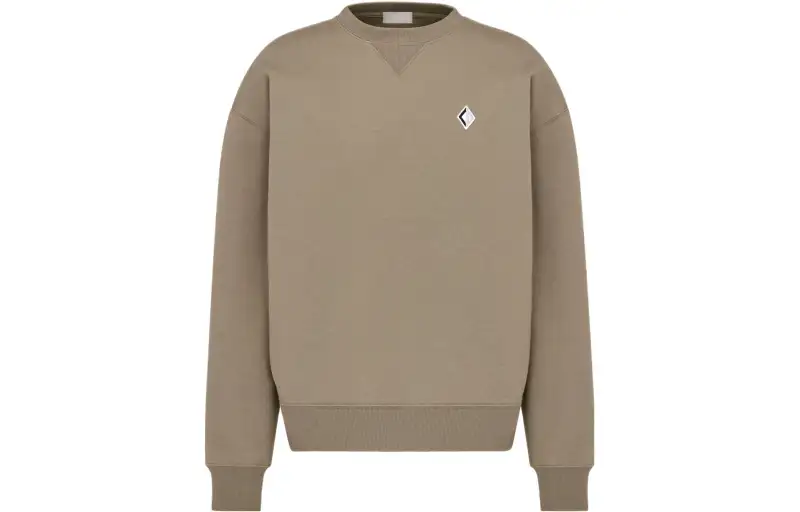 DIOR Sweatshirts Men's Camel Crew Neck Moderate Other