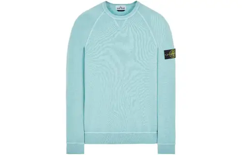 STONE ISLAND Sweatshirt Men's Aqua Blue