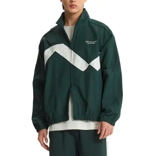 New Balance SS25 UNI 574 CLASSIC TRACK Jackets & Coats Men's Dark Hunter