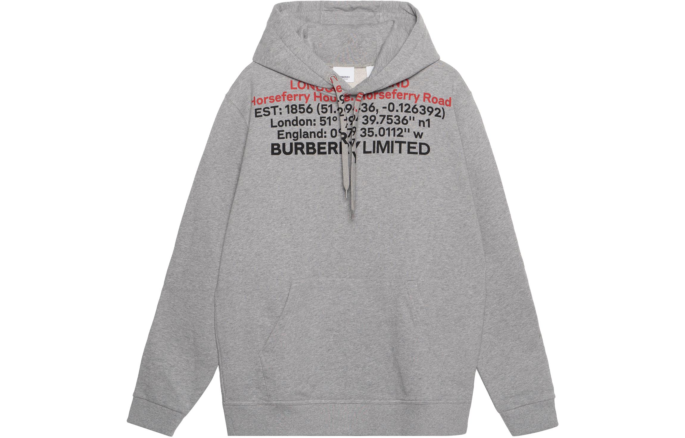 Burberry Horseferry Location Print Hoodie