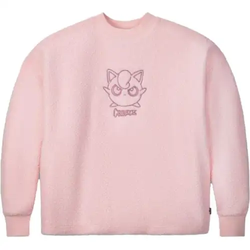 Converse Pokemon Jigglypuff Sherpa Crewneck Sweatshirt
