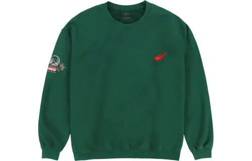Travis Scott Sweatshirts Unisex Green Crew Neck Moderate Regular