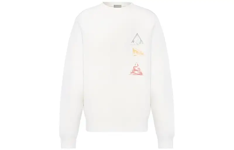 DIOR SS23 Sweatshirt Men's White