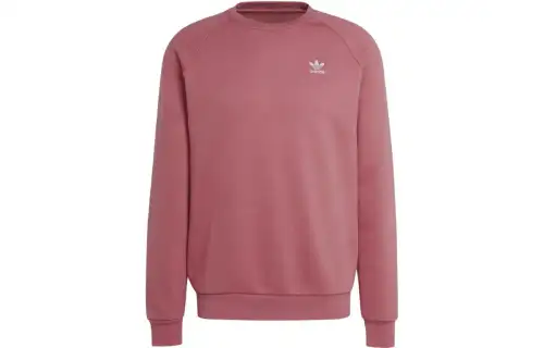 Adidas Originals Trefoil Essentials Crewneck Sweatshirt Men's Pink Stratum