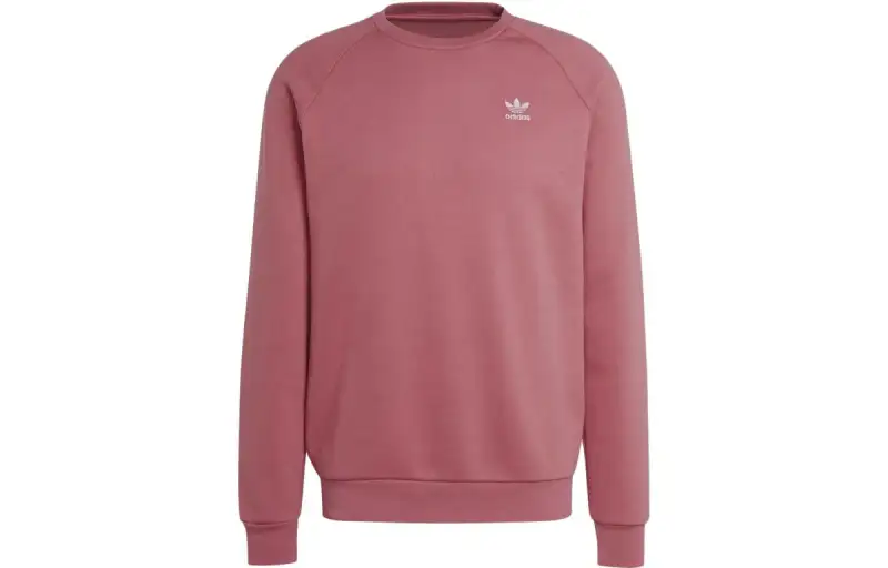 Adidas Originals Trefoil Essentials Crewneck Sweatshirt Men's Pink Stratum