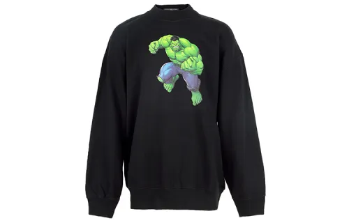Balenciaga Sweatshirt Regular Fit Men's Black