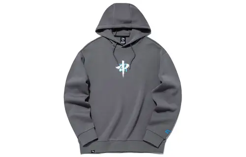 ANTA Variety Training Collection Sweatshirts Men's Raven Cloud Hooded Moderate Regular