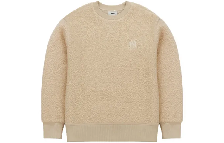 MLB Sweatshirts Unisex Sandy Brown Crew Neck Moderate Straight Fit