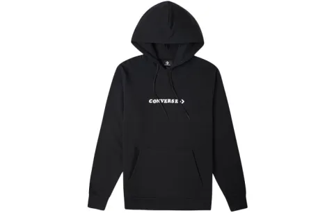 Converse Digital Print Graphic Sweatshirt Unisex Black Couple's