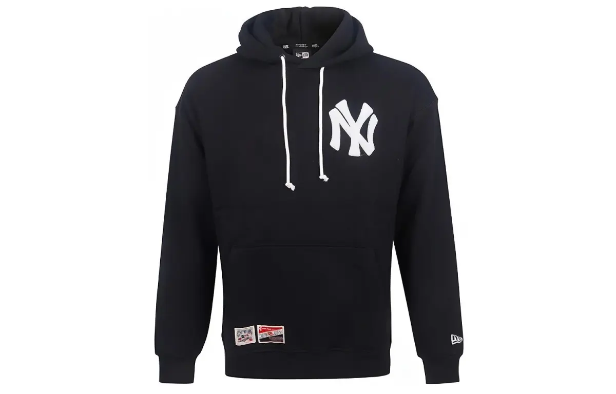 New Era Sweatshirts Men's Black Hooded (Non-detachable) Moderate Regular