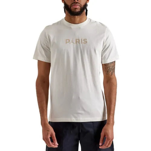 Jordan Paris Saint Germain SS24 T Shirt Men's Sailboat/Sandcastle