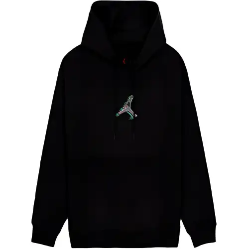 Jordan Sweatshirts Men's Black Hooded Moderate Regular