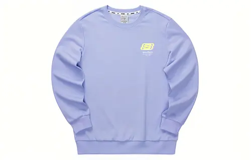 Skechers Sweatshirts Unisex Sweet Lavender/01DU Crew Neck Moderate Other