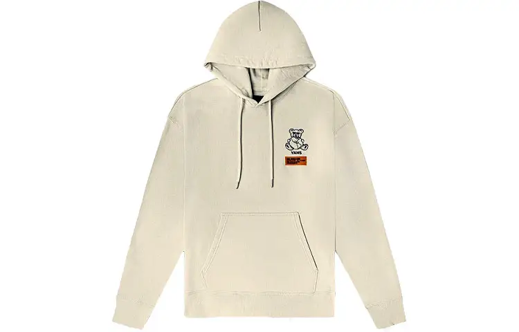 Vans Sweatshirts Unisex Ecru Hooded Moderate Regular