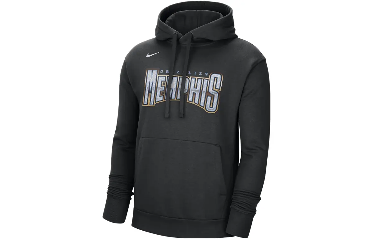 Nike Sweatshirts Men's Black Hooded Thickened Regular