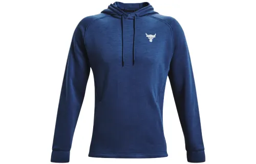Under Armour Project Sweatshirts Men's Blue Hooded Moderate Regular