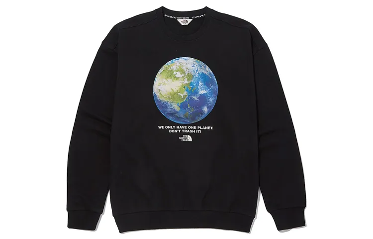THE NORTH FACE Sweatshirts Unisex Black Crew Neck Moderate Regular