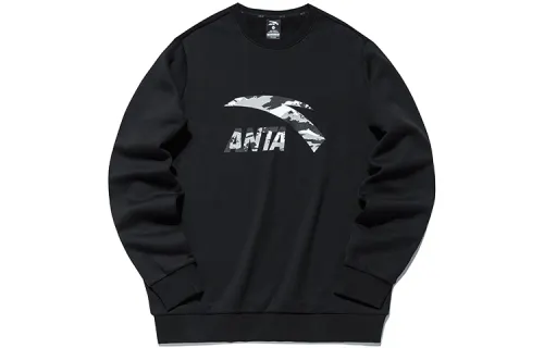 Anta Life Collection Sweatshirt Unisex Camouflage Black