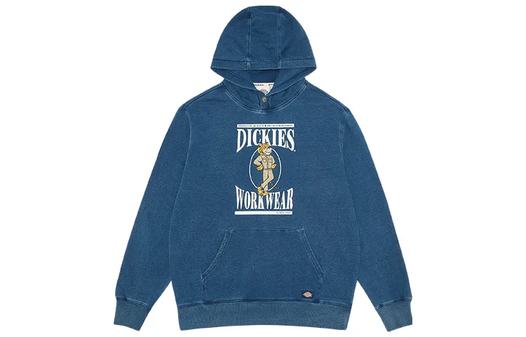 Dickies Sweatshirts Unisex Indigo Hooded Moderate Regular