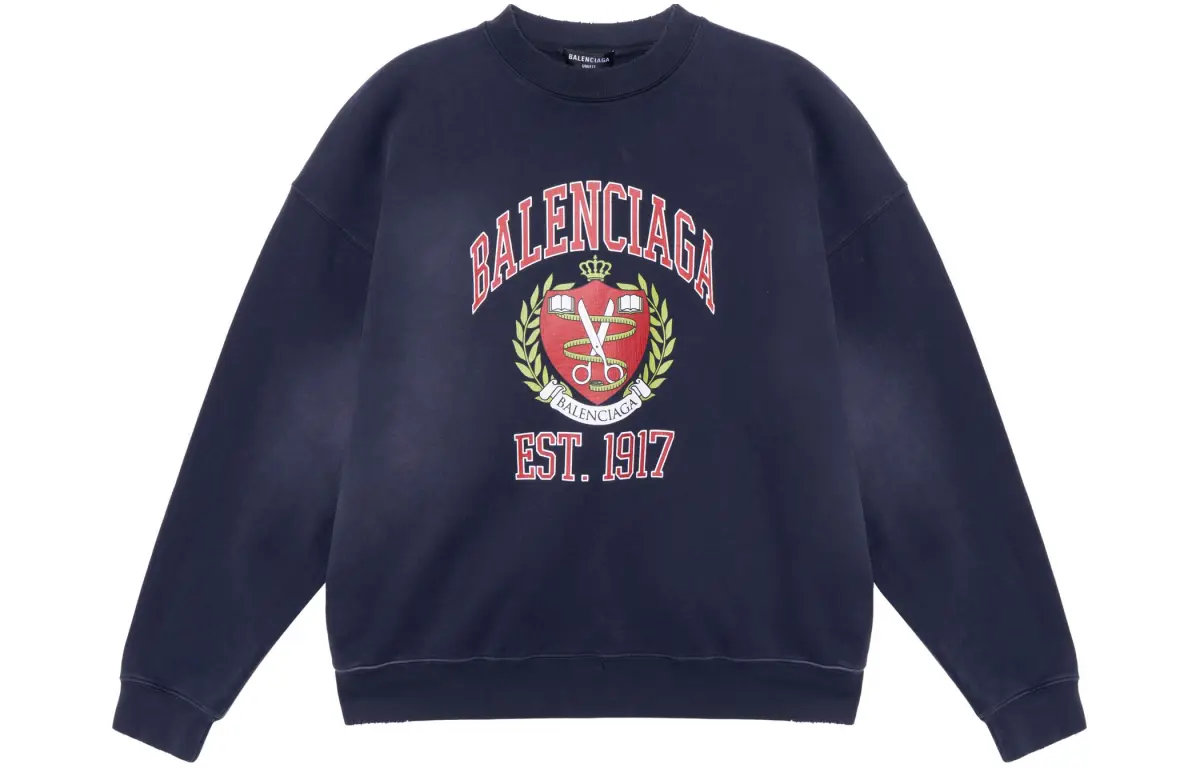 Balenciaga Sweatshirt Men's Blue