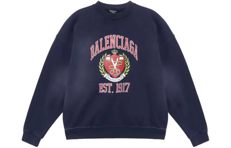 Balenciaga Sweatshirt Men's Blue