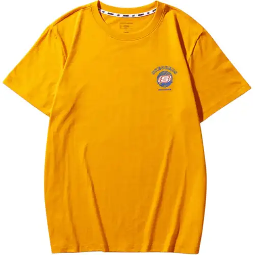 Skechers Colorful T Shirt Unisex Cadmium Yellow