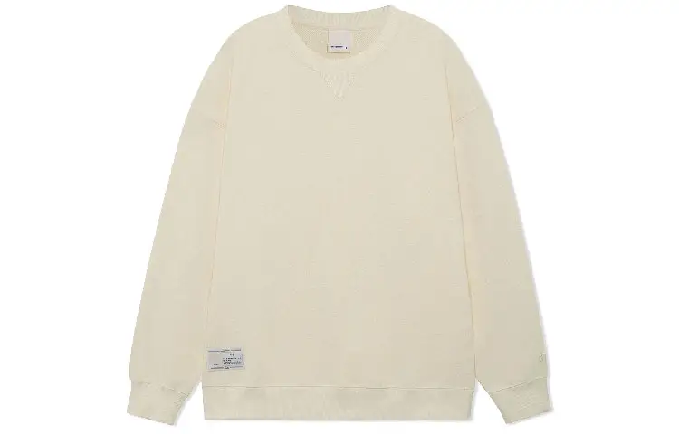 Li Ning Sports Fashion Collection Sweatshirts Unisex White Crew Neck Moderate Other