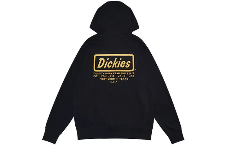 Dickies Sweatshirts Unisex Black Hooded Moderate Regular