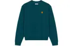 KENZO Sweatshirts Men's Navy Blue Crew Neck Moderate Regular