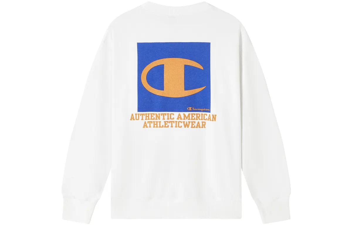 Champion Sweatshirts Unisex Crew Neck Thickened Straight Fit