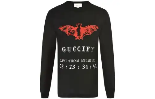 GUCCI SS23 Sweatshirt Men's Black