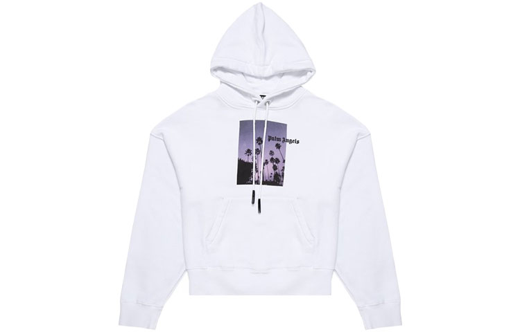 PALM ANGELS Stars And Palms Popover Hoodie