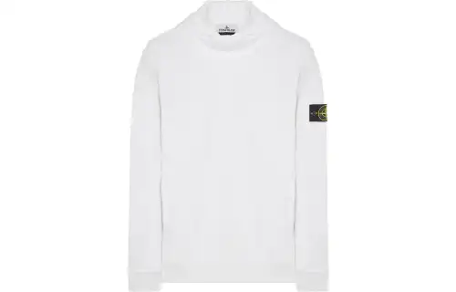 STONE ISLAND Sweatshirts Men's White Hooded Moderate Regular