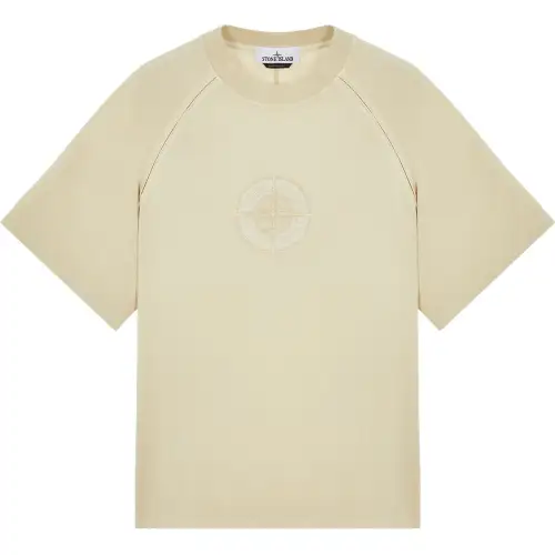 STONE ISLAND Organic Cotton Jersey T shirt