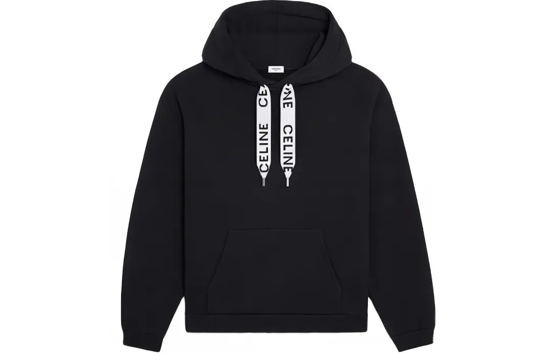 CELINE LOOSE HOODIE IN COTTON FLEECE